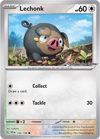 Lechonk (Pokemon Center Exclusive) 155/198