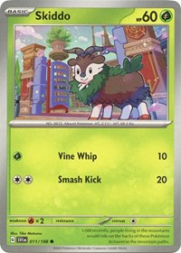 Skiddo 011/198 · Reverse Holo