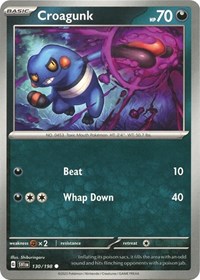 Croagunk 130/198 · Reverse Holo