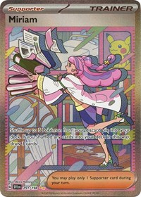 Miriam 251/198 Scarlet & Violet Base Set Pokémon card