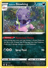 Galarian Slowking (Cosmos Holo) 098/198
