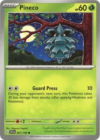 Pineco 001/198 · Reverse Holo