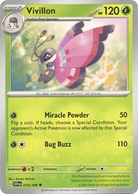Vivillon 010/198 · Reverse Holo