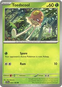Toedscool 025/198 · Reverse Holo