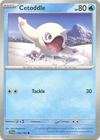 Cetoddle 058/198 · Reverse Holo