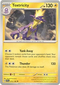 Toxtricity 072/198 · Reverse Holo