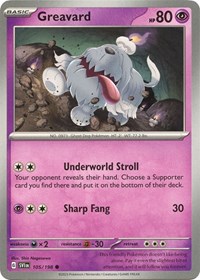 Greavard 105/198 · Reverse Holo