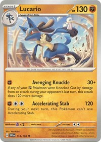 Lucario 114/198 · Reverse Holo