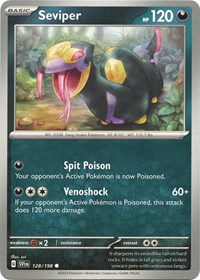 Seviper 128/198 · Reverse Holo