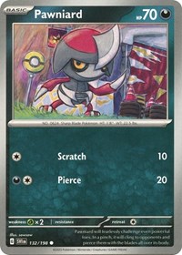 Pawniard 132/198 · Reverse Holo