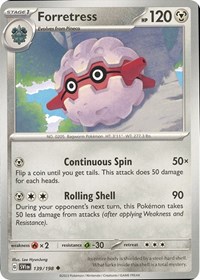 Forretress 139/198 · Reverse Holo