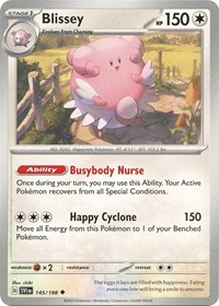 Blissey 145/198 · Reverse Holo