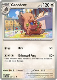Greedent 152/198 · Reverse Holo