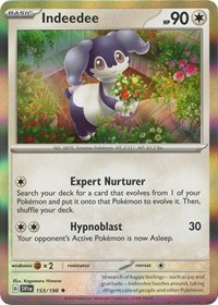 Indeedee 153/198 · Reverse Holo