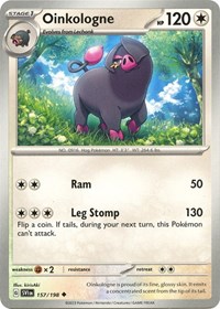 Oinkologne 157/198 · Reverse Holo