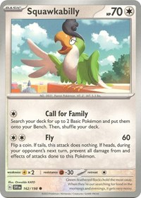 Squawkabilly 162/198 · Reverse Holo