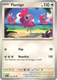 Flamigo 165/198 · Reverse Holo