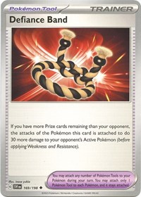 Defiance Band 169/198 Scarlet & Violet Base Set Reverse Holo Pokémon card