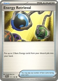 Energy Retrieval 171/198 Scarlet & Violet Base Set Reverse Holo Pokémon card