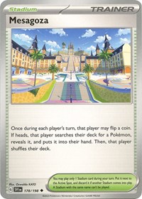 Mesagoza 178/198 Scarlet & Violet Base Set Reverse Holo Pokémon card