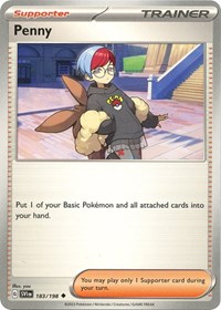 Penny 183/198 Scarlet & Violet Base Set Reverse Holo Pokémon card