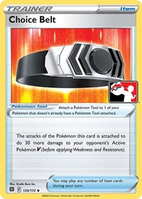 Choice Belt 135/172 Prize Pack Series Cards Pokémon card