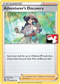 Adventurer's Discovery 224/264 Prize Pack Series Cards Pokémon card