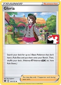 Gloria 141/172 Prize Pack Series Cards Pokémon card