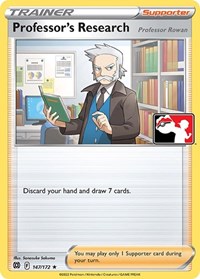 Professor's Research [Professor Rowan] 147/172 Prize Pack Series Cards Pokémon card