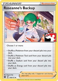 Roseanne's Backup 148/172 Prize Pack Series Cards Pokémon card