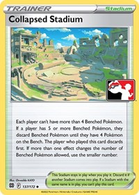 Collapsed Stadium 137/172 Prize Pack Series Cards Pokémon card