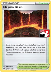 Magma Basin 144/172 Prize Pack Series Cards Pokémon card