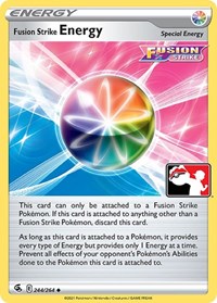 Fusion Strike Energy 244/264 Prize Pack Series Cards Pokémon card