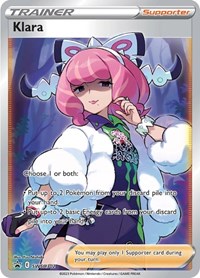 Klara Full Art SWSH302 Sword & Shield Promo Cards Pokémon card