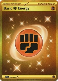 Basic Fighting Energy 258/198 Scarlet & Violet Base Set Pokémon card