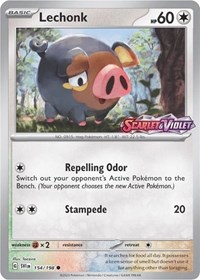 Lechonk (Store Promo) 154/198 · Reverse Holo