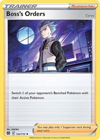 Boss's Orders [Cyrus] (Cosmos Holo) 132/172 Miscellaneous Cards & Products Pokémon card