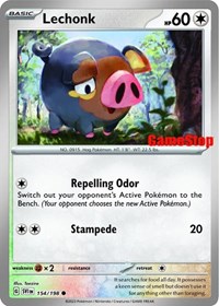 Lechonk (GameStop Promo) 154/198 · Reverse Holo