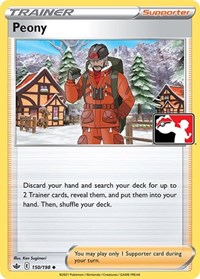Peony 150/198 Prize Pack Series Cards Pokémon card