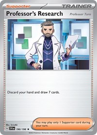 Professor's Research [Professor Turo] (Non-Holo) 190/198 Deck Exclusives Pokémon card