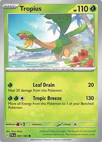 Tropius 007/193 · Reverse Holo