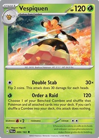 Vespiquen 009/193 · Reverse Holo
