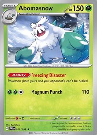 Abomasnow 011/193 · Reverse Holo