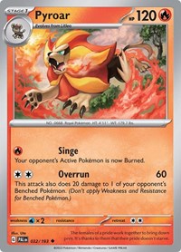 Pyroar 032/193 · Reverse Holo
