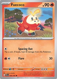 Fuecoco 035/193 · Reverse Holo