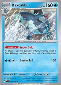 Baxcalibur 060/193 · Reverse Holo