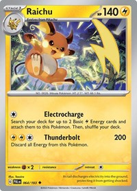 Raichu 064/193 · Reverse Holo