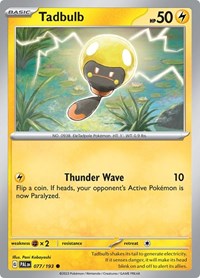 Tadbulb 077/193 · Reverse Holo