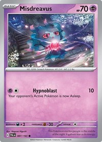 Misdreavus 087/193 · Reverse Holo
