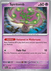 Spiritomb 089/193 · Reverse Holo